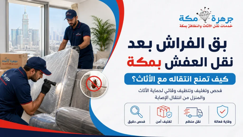 بق الفراش بعد نقل العفش بمكة | كيف تمنع انتقاله مع الأثاث؟